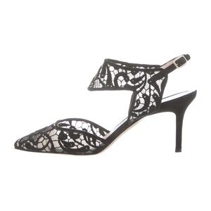 Nicholas Kirkwood Vero Cuoio Lace Pumps